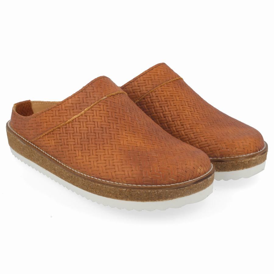Haflinger Neo Clogs Damen Orange | PIV5763UQ