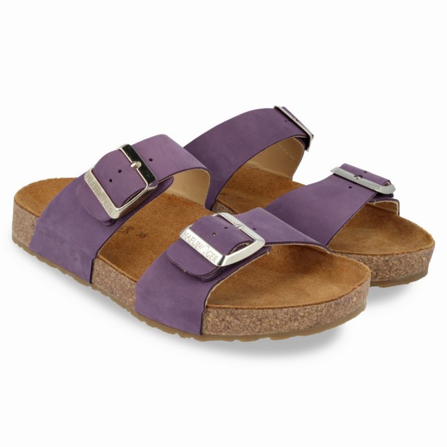 Haflinger Andrea Sandalen Damen Lila | JNX8453YO